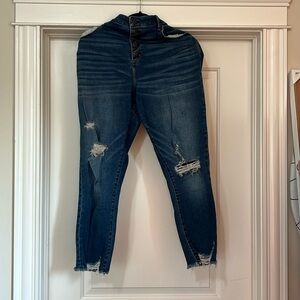 Abercrombie and Fitch blue jeans
